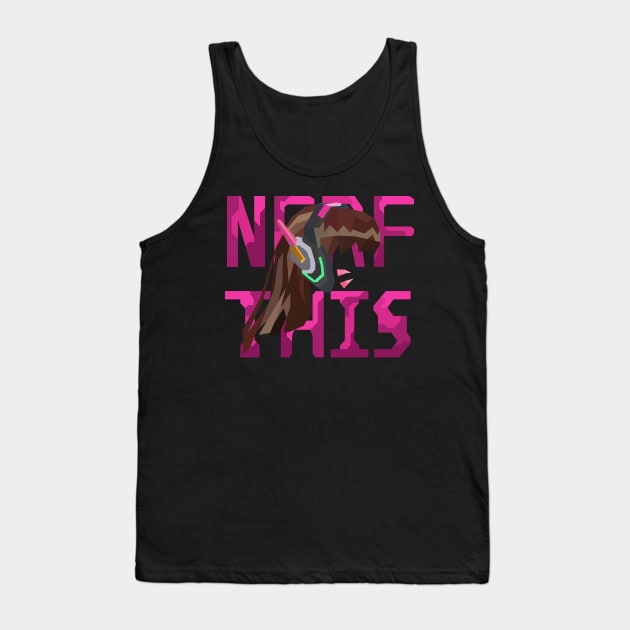 Nerf This - D.Va Overwatch Tank Top by No_One